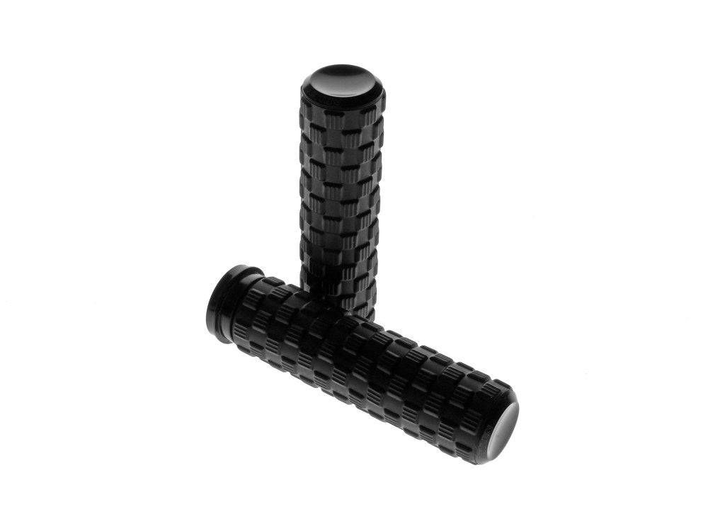Air Trax Handgrips – Black. Fits Big Twin 2008-2024 with Throttle-by-Wire