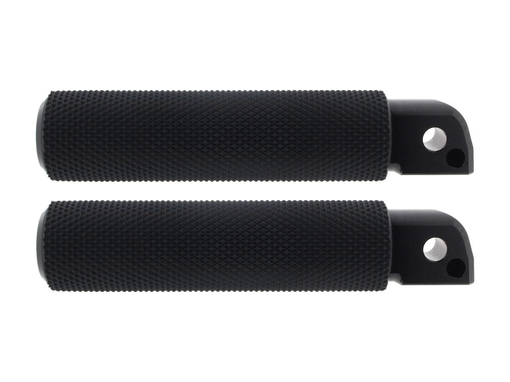 Knurled Fusion Footpegs – Black. Fits Softail 2018up Rear Passenger
