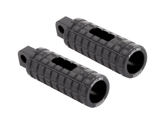 SpeedLiner Footpegs – Black. Fits Softail 2018up Rear Passenger