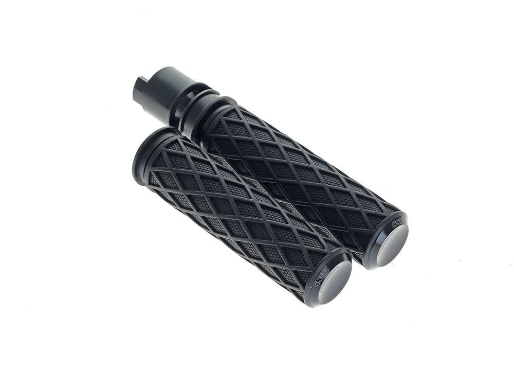 Diamond Handgrips – Black. Fits CVO Touring 2023up, Street Glide & Road Glide 2024up, Touring 2025up & Softail 2025up