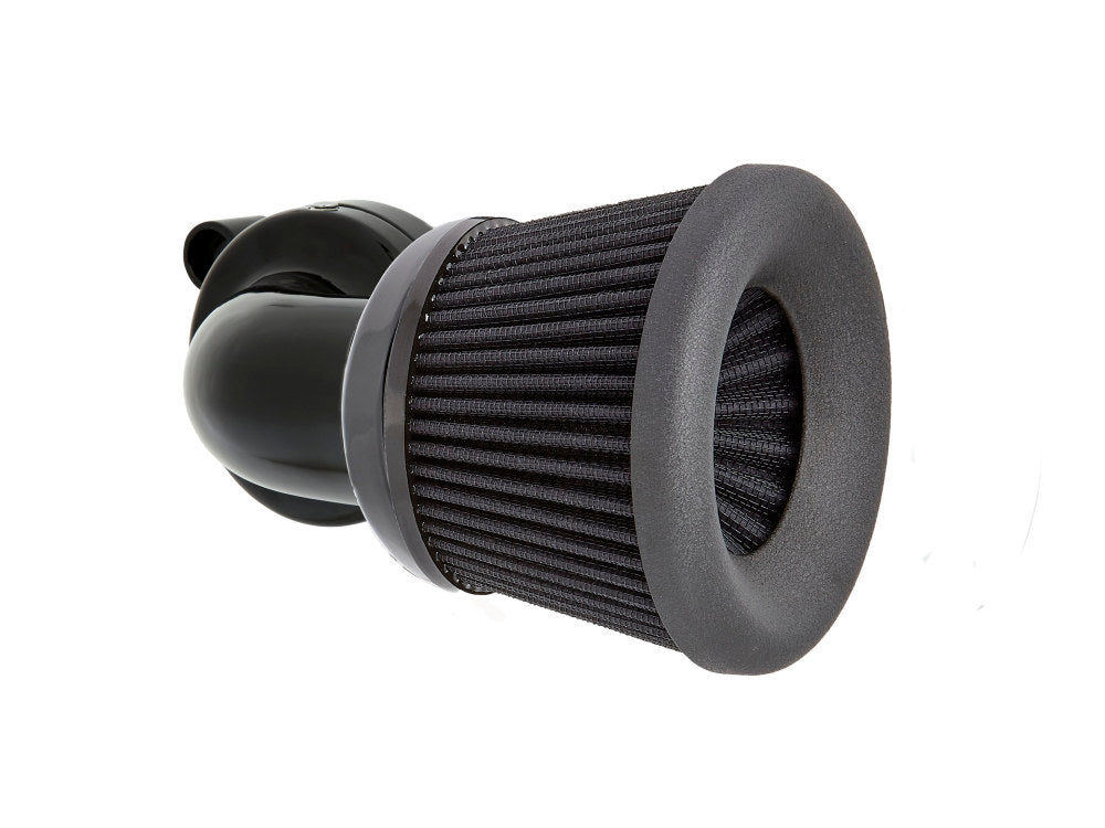 Velocity 90° Air Cleaner Kit – Black. Fits Touring 2017-2024 & Softail 2018-2024