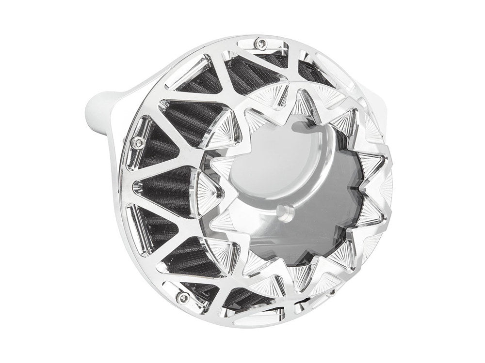 Crossfire Air Cleaner Kit – Chrome. Fits Touring 2017-2024 & Softail 2018-2024