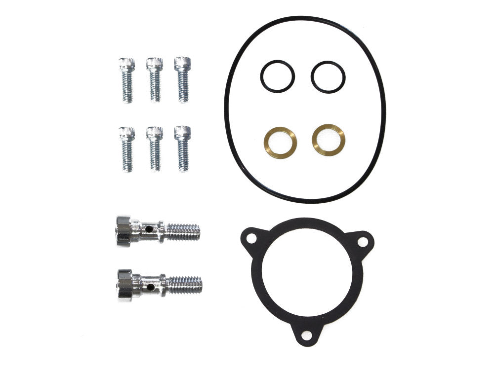 Monster/Velocity Air Cleaner Hardware Kit. Fits Touring 2008-2016, Softail 2016-2017, CVO Softail 2011-2017 & Dyna Low Rider S 2016-2017 with Throttle-by-Wire