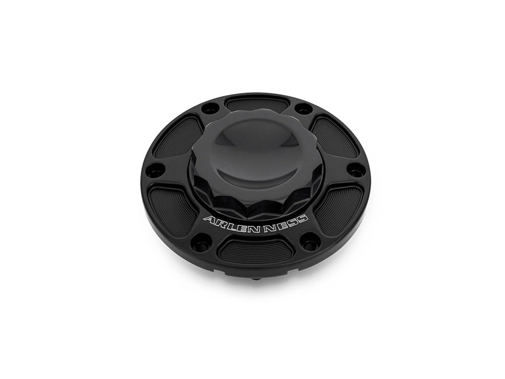 12 Point, Pop-Up Fuel Cap – Black. Fits CVO Touring 2023up, Street Glide & Road Glide 2024up, Touring 2025up