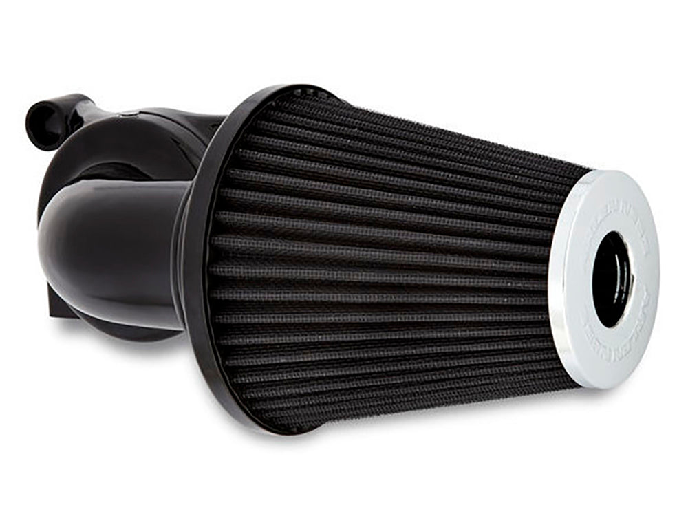 90deg Monster Sucker Air Cleaner Kit – Black. Fits Touring 2008-2016, Softail 2016-2017, CVO Softail 2011-2017 & Dyna Low Rider S 2016-2017 with Throttle-by-Wire