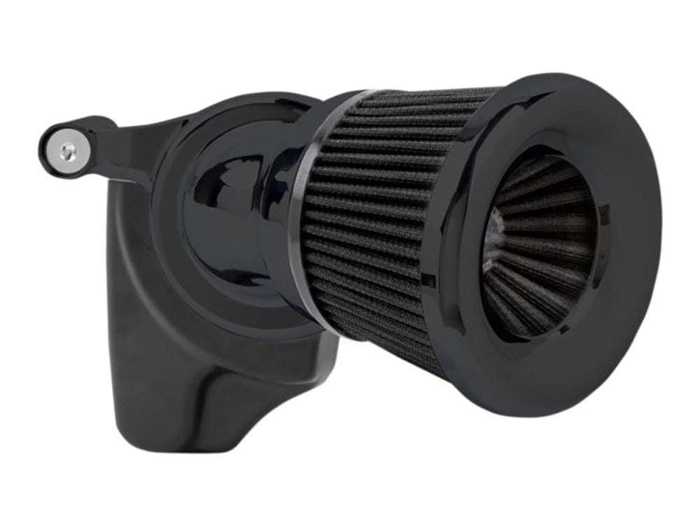 Velocity 65 Degree Air Cleaner Kit – Black. Fits Touring 2008-2016, Softail 2016-2017, CVO Softail 2011-2017 & Dyna Low Rider S 2016-2017 with Throttle-by-Wire