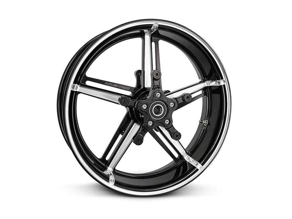 18in. x 5.5in. Fat Factory 24 Replica Wheel – Gloss Black. Fits Touring 2024up