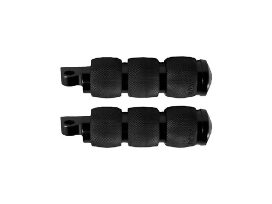 Air Cushion Footpegs – Black. Fits H-D.