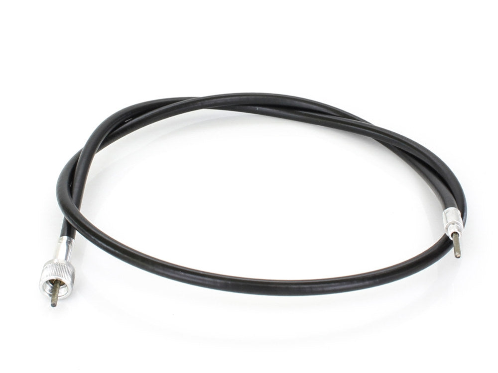 44in. Speedo Cable with 12mm Nut – Black Vinyl.
