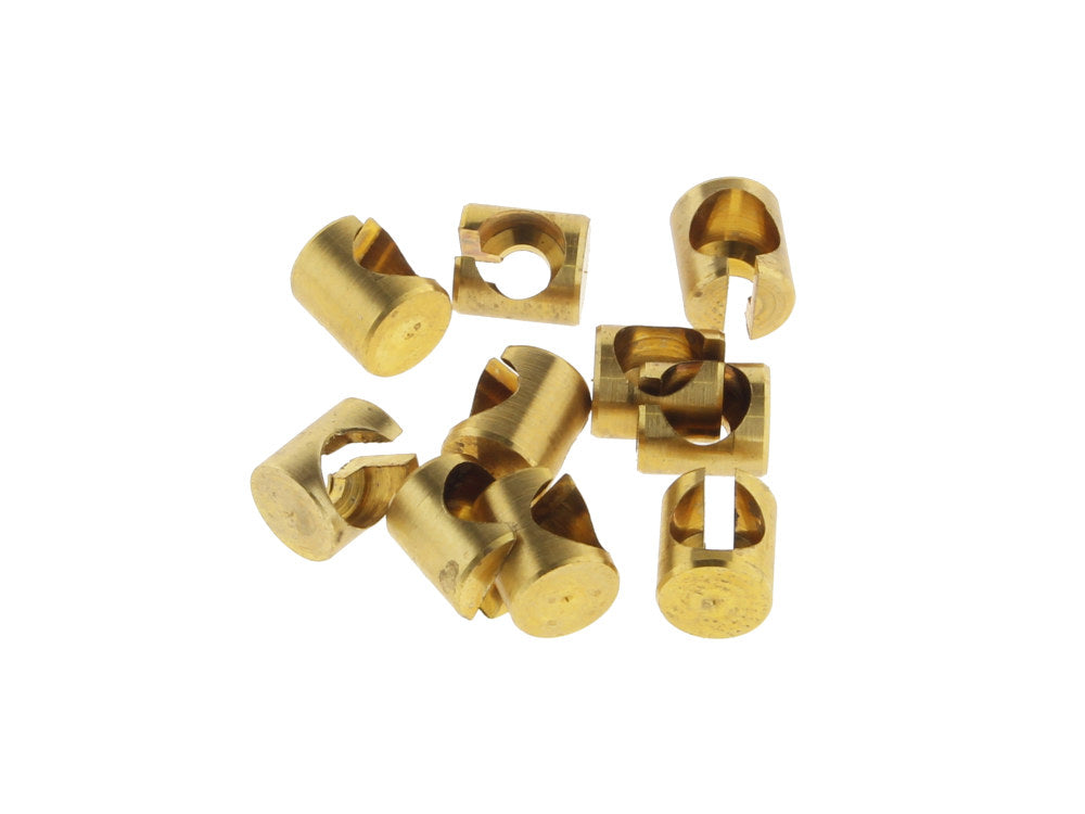 Throttle & Idle Cable Ferrules – Pack of 10. Fits most HD models 1974up.