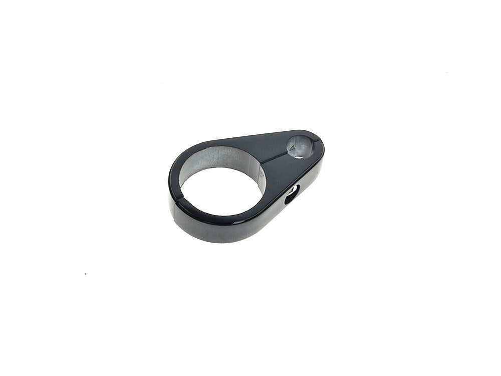 1-1/4in. Cable Clamp with 1 x 10mm Clutch Cable or Brake Line Hole – Black