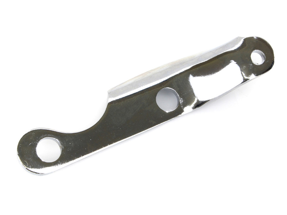 Jiffy Stand Spring Plate – Chrome. Fits Big Twin 1936-1985.