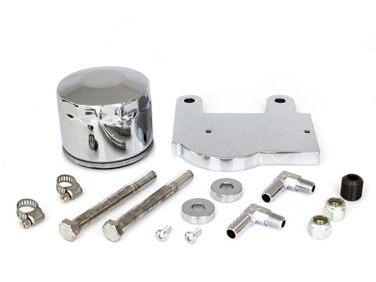 Oil Filter & Regulator Mount Kit. Fits 4Spd Big Twin 1975-1984 & Softail 1984-1999.