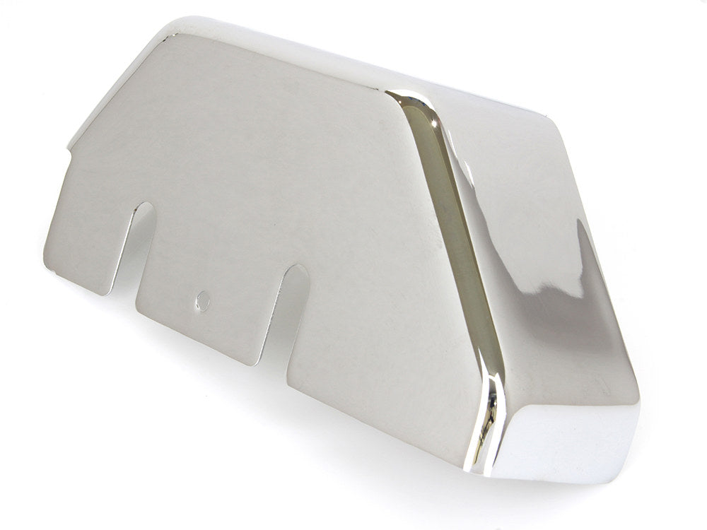 Rear Master Cylinder Cover – Chrome. Fits FLH 1979-1984, FL Softail 1986-1999, FXWG 1980-1982 & FLT 1980-1982
