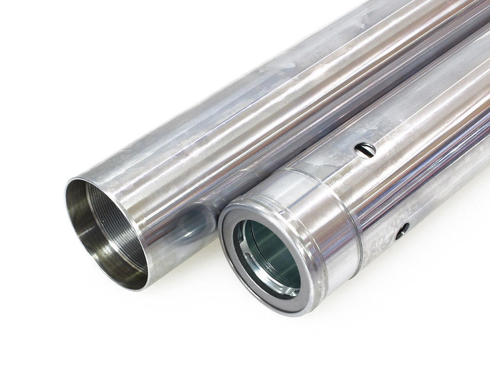 Hard Chrome Fork Tubes. +4in. Oversize. Fits Softail Models 2018up