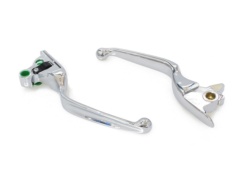 Hand Levers – Chrome. Fits Softail 2018-2024