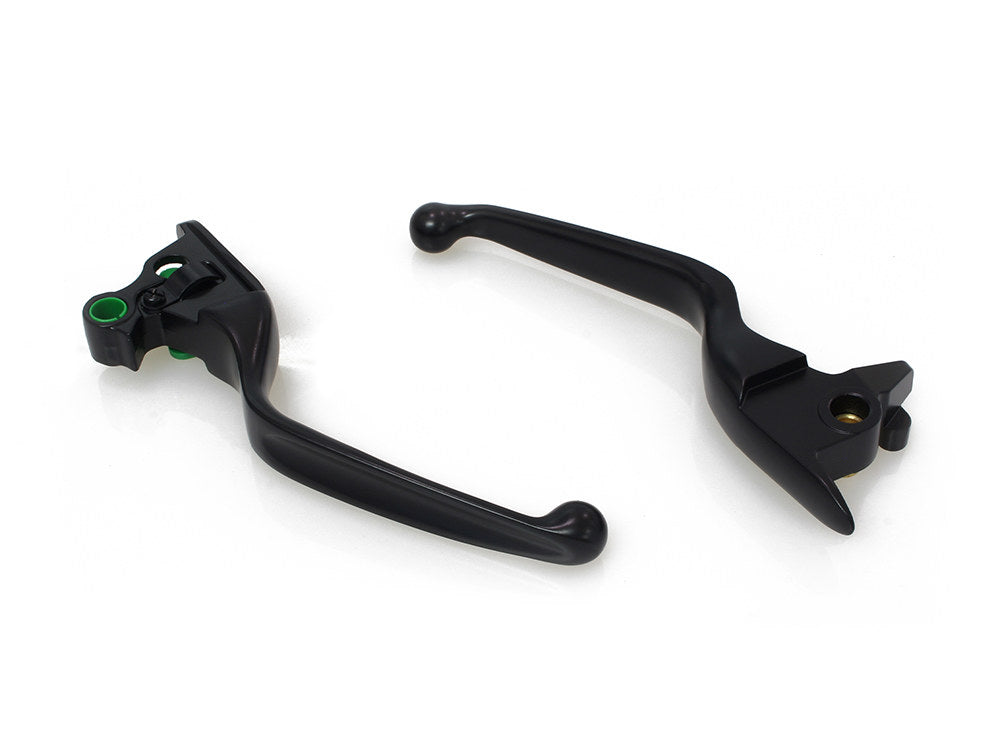 Hand Levers – Black. Fits Softail 2018-2024