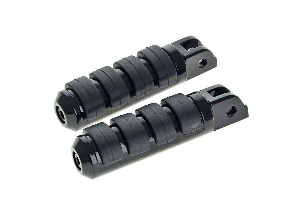 Comfort Iso Style Large Footpegs – Black. Fits Softail 2018up Front Rider