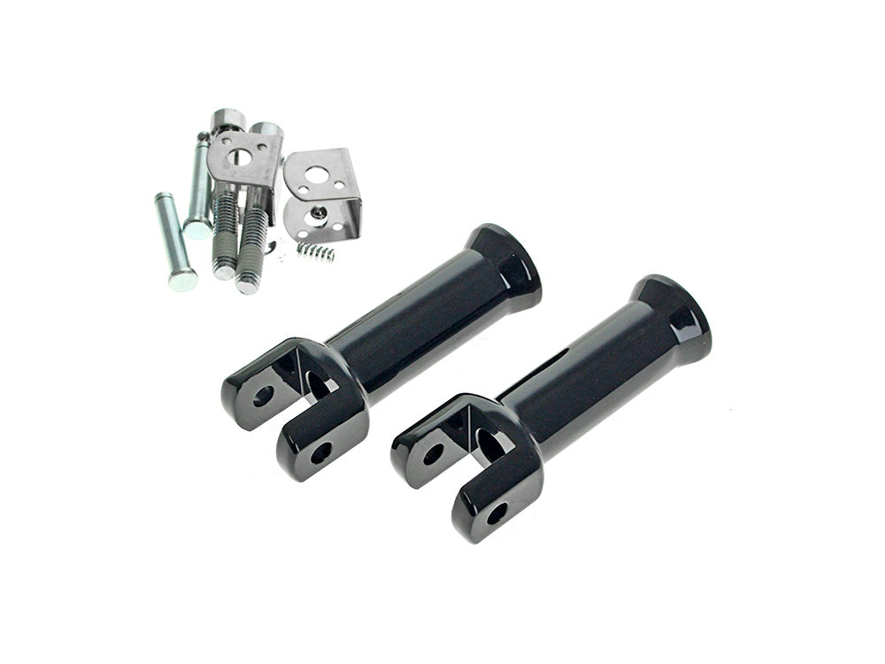Passenger Footpeg Mount Kit – Black. Fits Softail 2018up