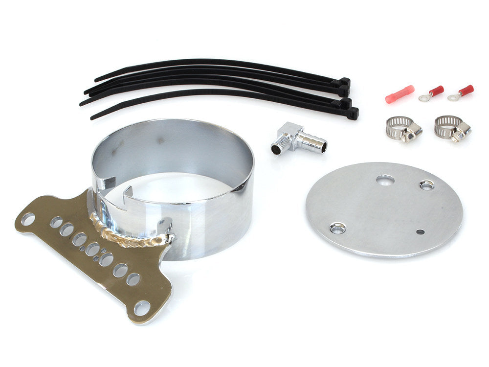 Single Gauge Mount – Chrome. Fits Dyna 1995-2004 & Sportster 1995-2021