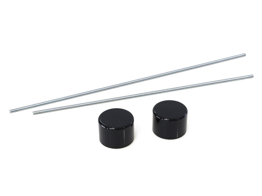 Rear Axle Covers – Gloss Black. Fits Softail 2018up