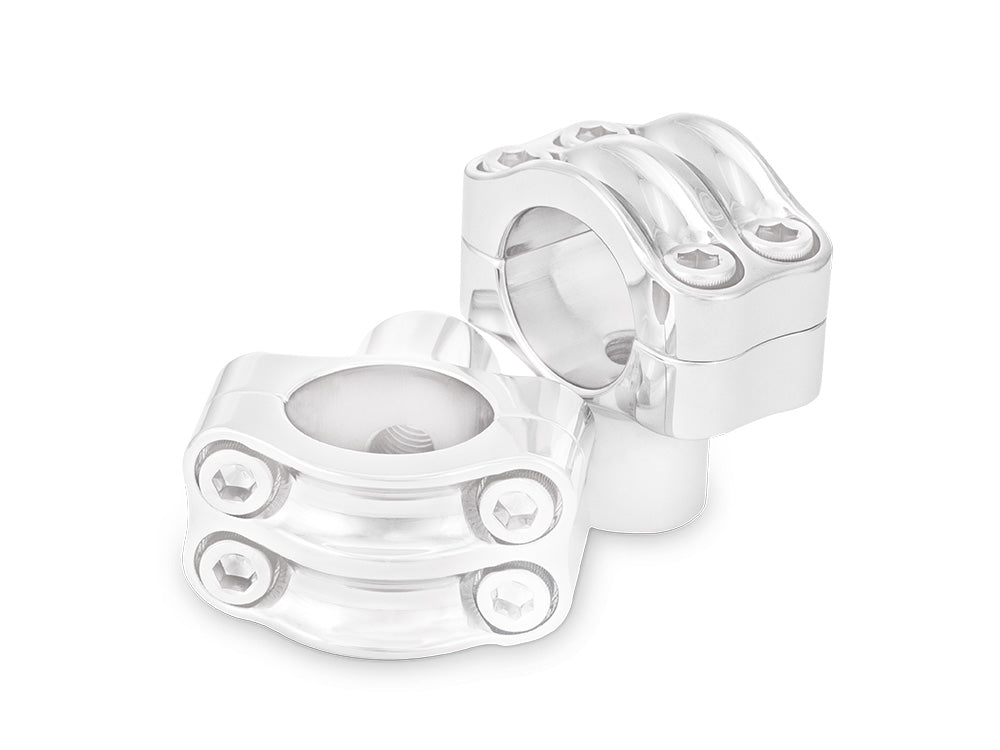 1-1/2in. Tall Reaper Risers – Chrome. Fits 1-1/4in. Handlebar