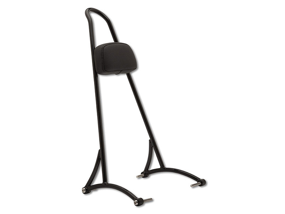20in. Tall Sissy Bar with Pad – Black. Fits Dyna 2006-2017.