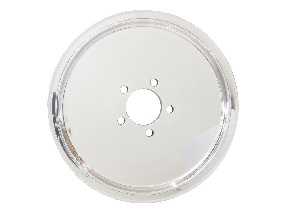 65 Tooth x 1.5in. Solid Rear Pulley – Polished. Fits Big Twin 1980-1999 with 1-1/2in. Wide Belt.