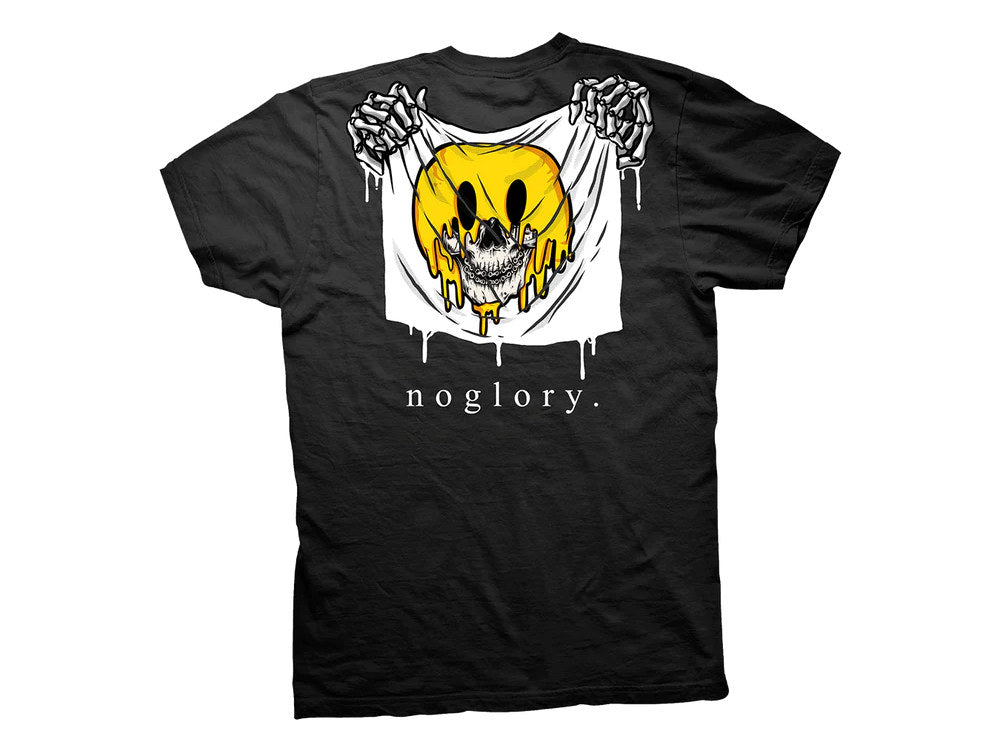Crooked Clubhouse Black No Fuel No Glory Short Sleeve Tee. Medium.