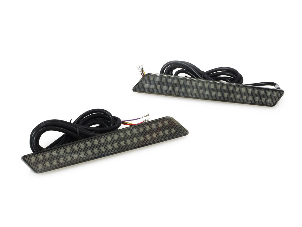 Saddlebag LED Latch Lights – Amber/Red. Fits Touring 2014-2023