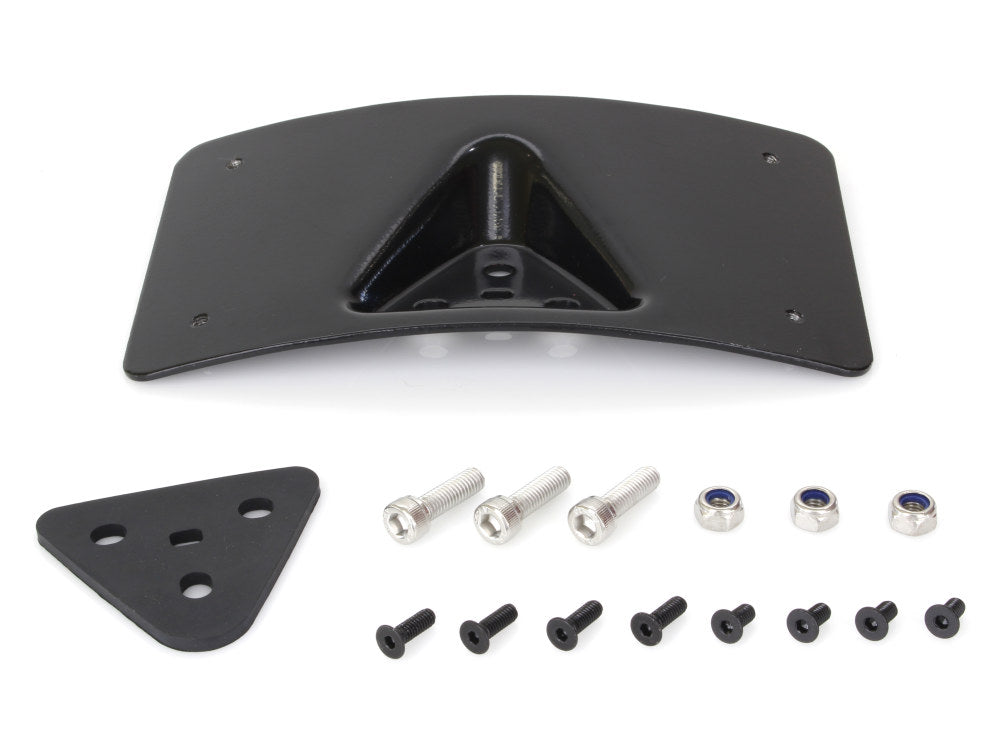Curved Radius Laydown Number Plate Backing Plate – Black.
