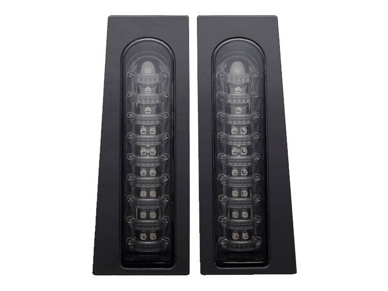 ProBeam LED Fillerz. Red with Smoke Lens – Black. Fits Ultra & Road King Touring Models 2014up & Street/Road Glide ST 2022up
