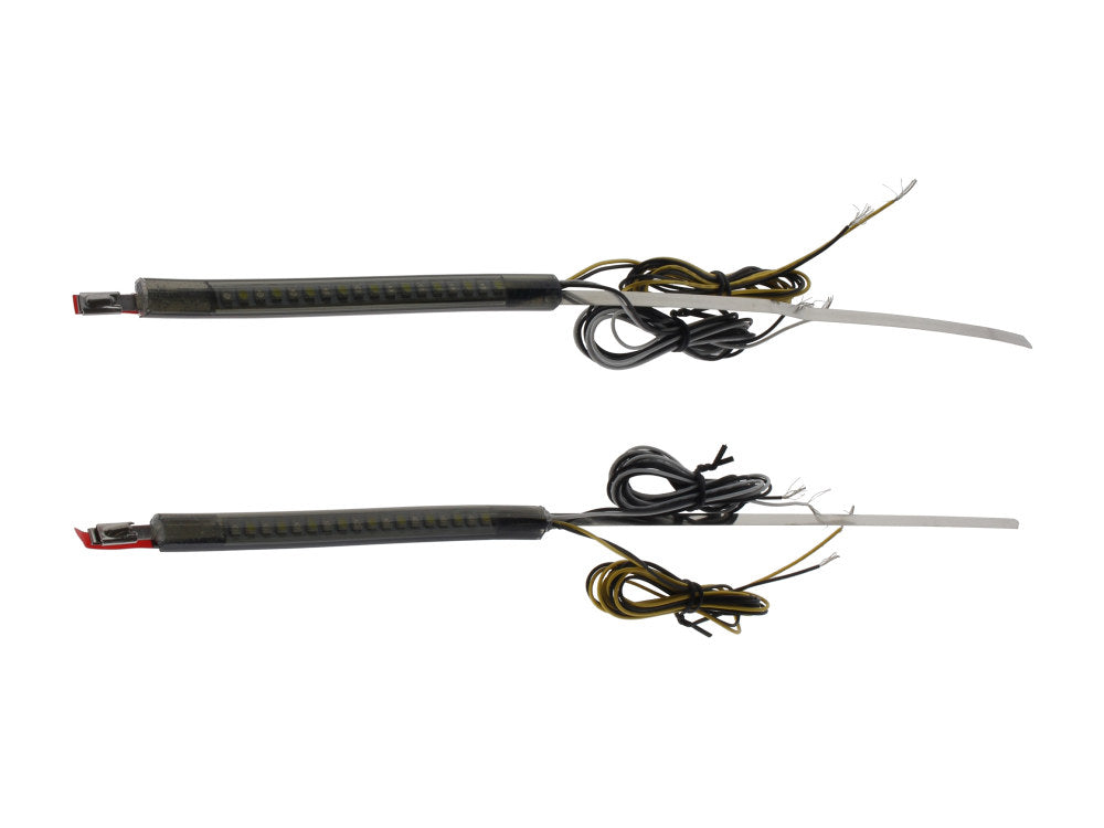 41mm Fork TruWrapz. Amber Turn, White Run with Smoke Lens.