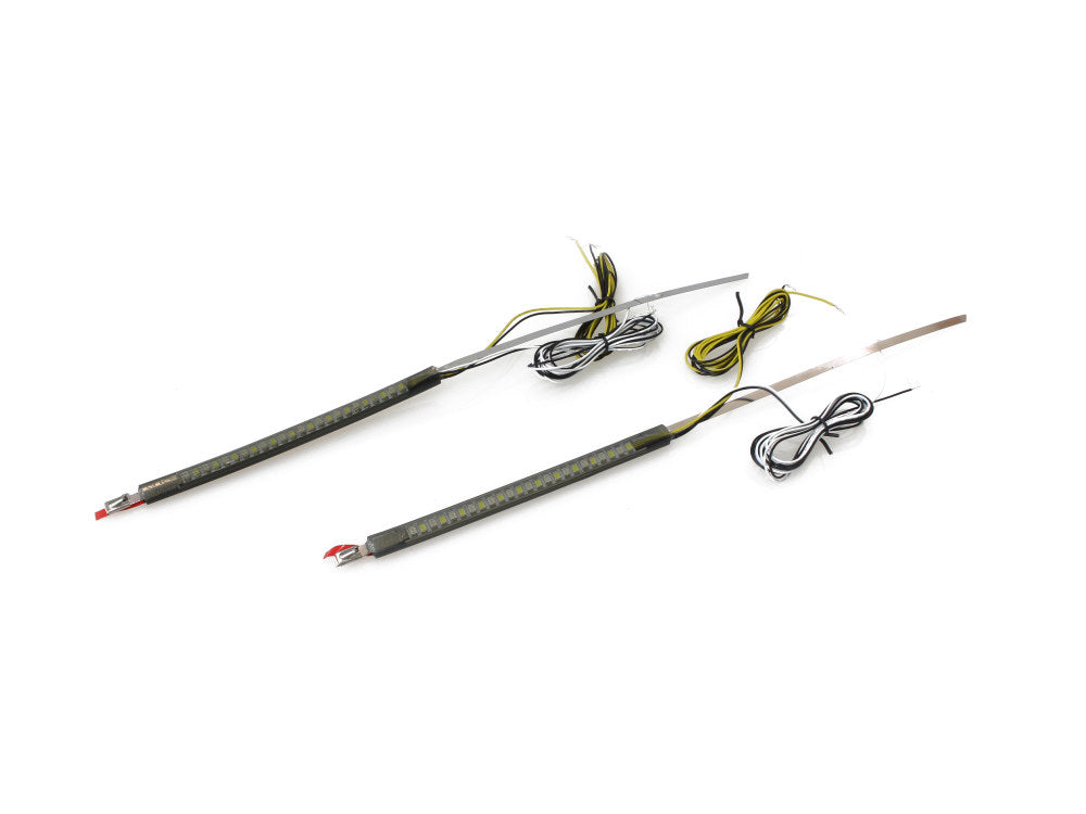 49mm Fork TruWrapz. Amber Turn, White Run with Smoke Lens.