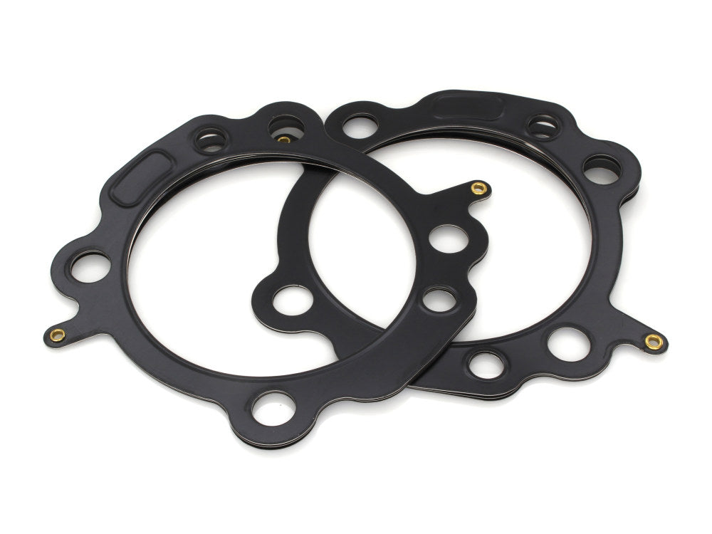 0.030in. Thick Cylinder Head Gaskets. Fits Twin Cam with 100ci or 110ci – 4.000in. Bore.