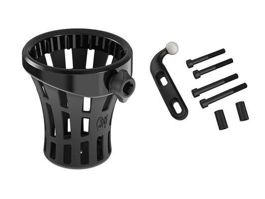 Big Ass Drink Holder with Perch Mount β Black