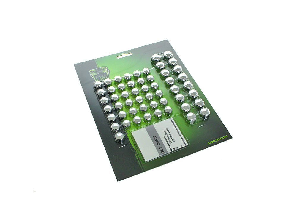 Engine, Transmission & Primary Bolt Cover Kit – Chrome Diamond Cut. Fits Milwaukee-Eight 2017up