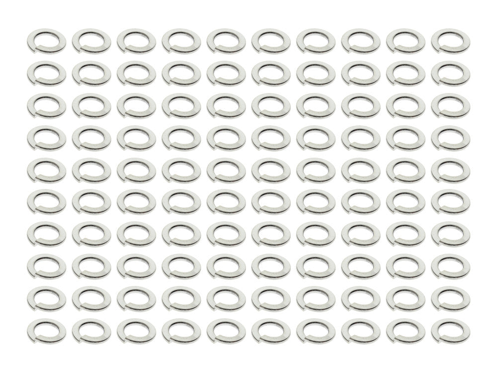 3/8in. Lock Washer – Chrome. Pack of 100.