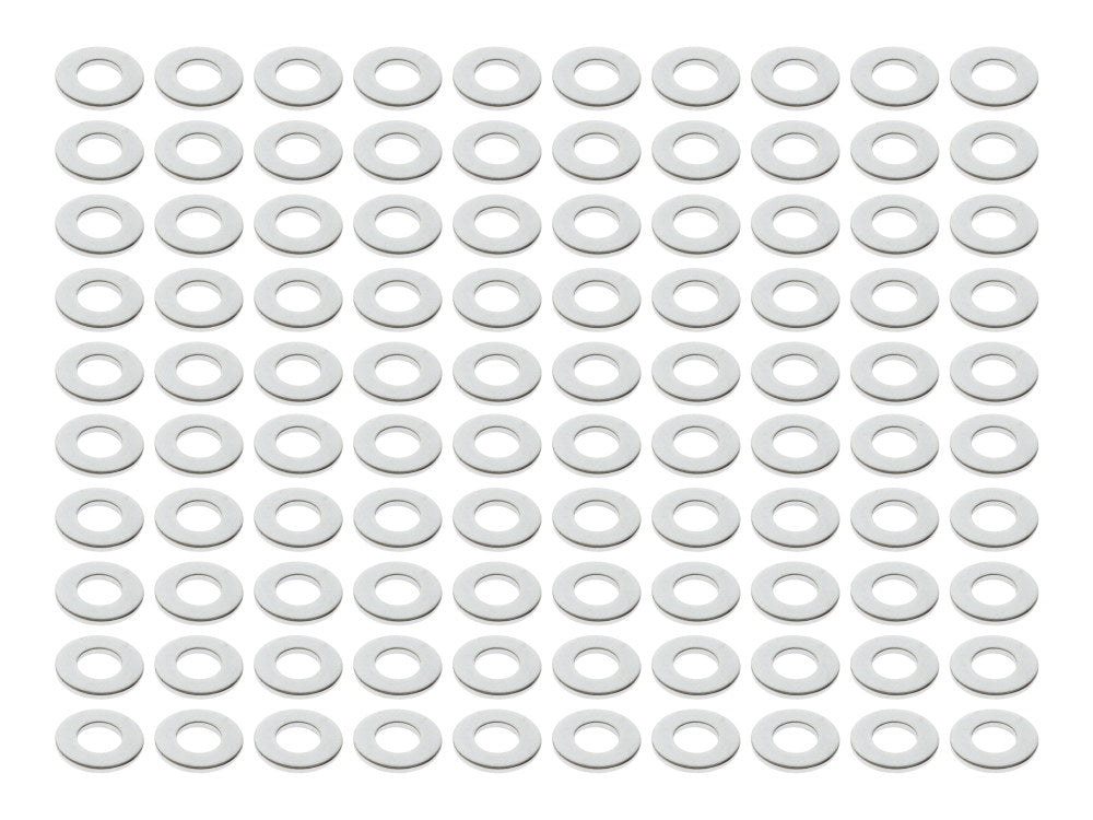 5/16in. Flat Washer – Chrome. Pack of 100.