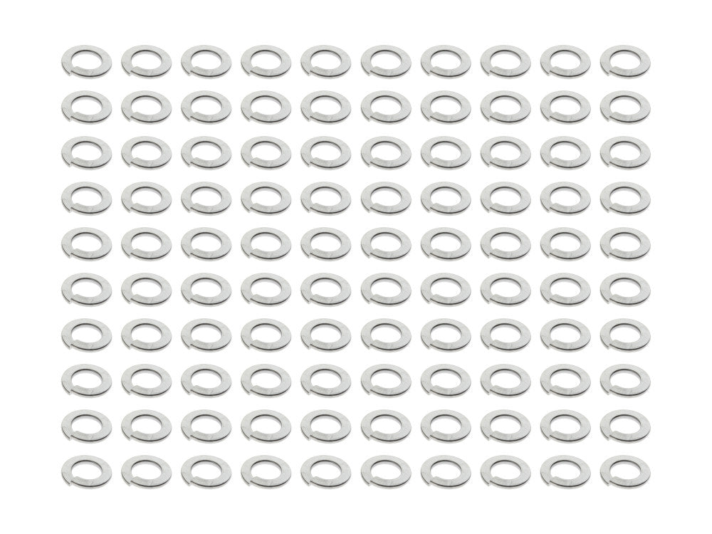 5/16in. Lock Washer – Chrome. Pack of 100.
