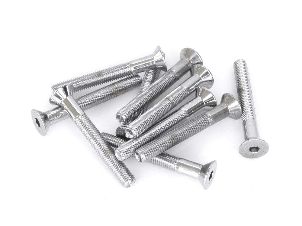 1/4-28 x 2in. UNF Flat Head Allen Bolt – Chrome. Pack 10.