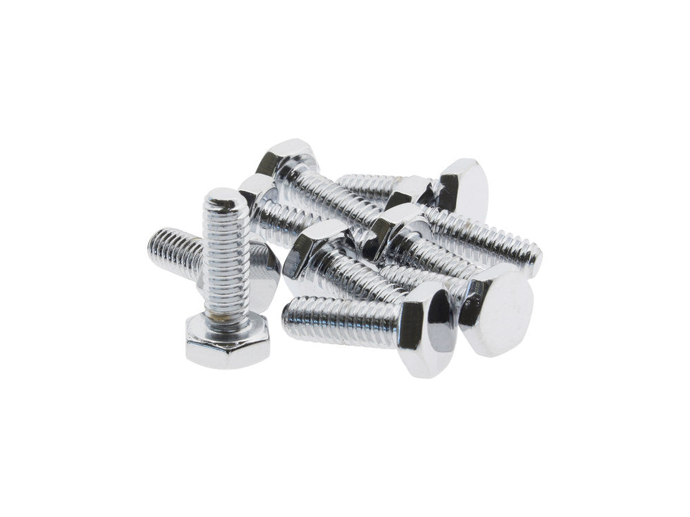 1/4-20 x 3/4in. UNC Hex Head Bolts – Chrome. Pack 10.
