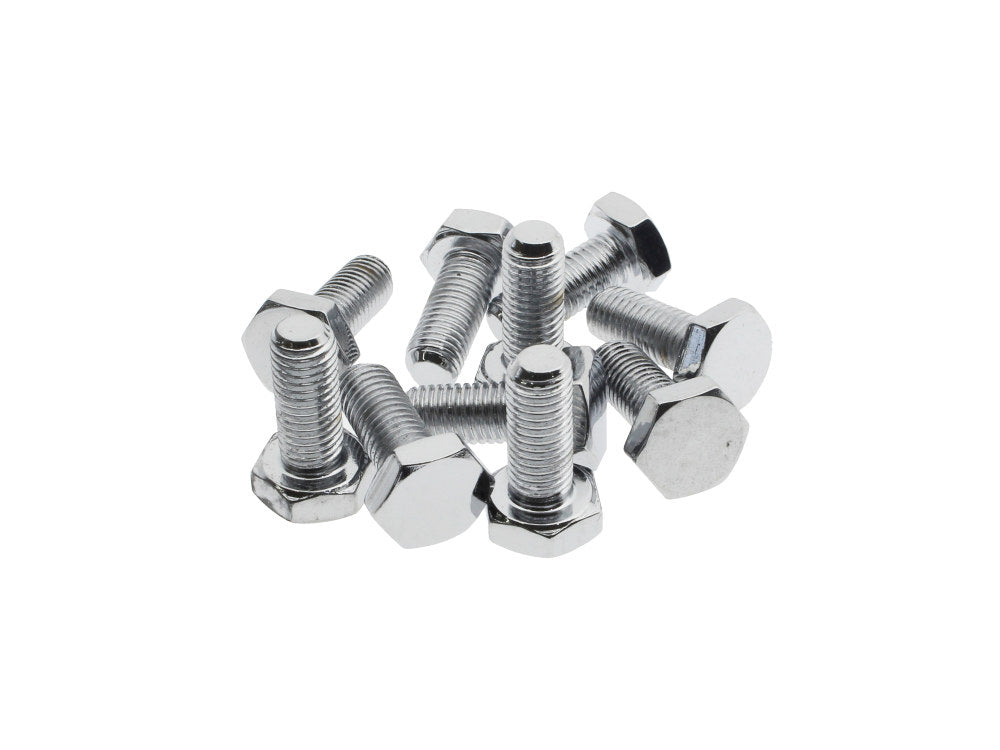 1/4-28 x 5/8in. UNF Hex Head Bolts – Chrome. Pack 10.