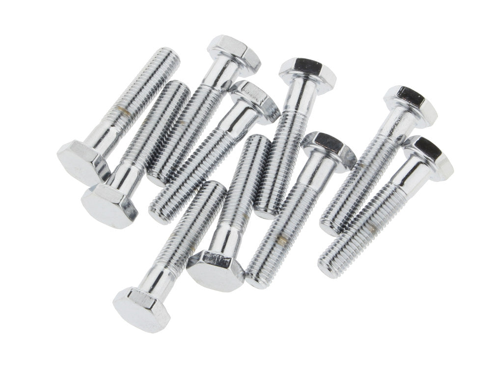 1/4-28 x 1-1/4in. UNF Hex Head Bolts – Chrome. Pack 10.
