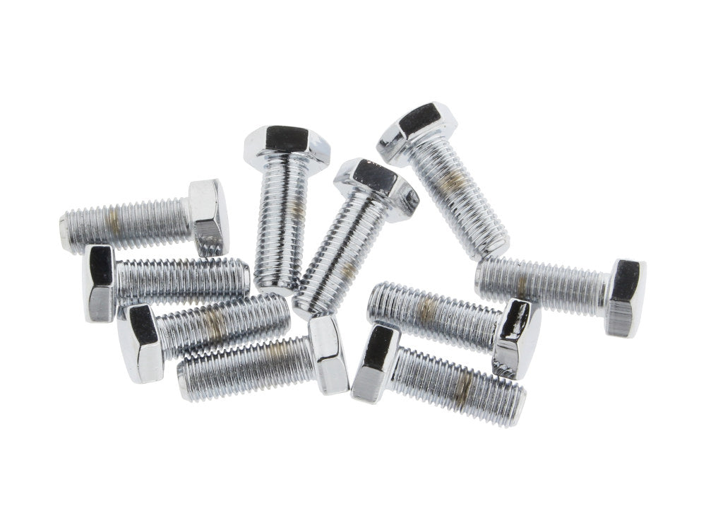 5/16-24 x 7/8in. UNF Hex Head Bolts – Chrome. Pack 10.