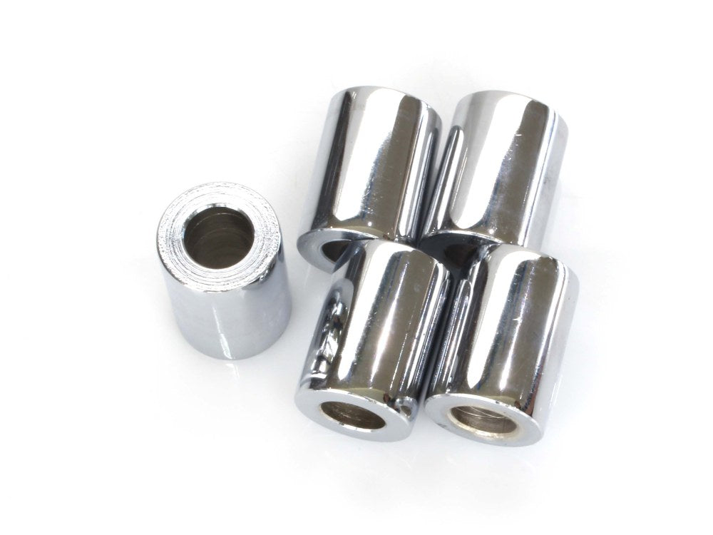 3/8in. ID x 1in. Wide Steel Spacers – Chrome. Pack 5.