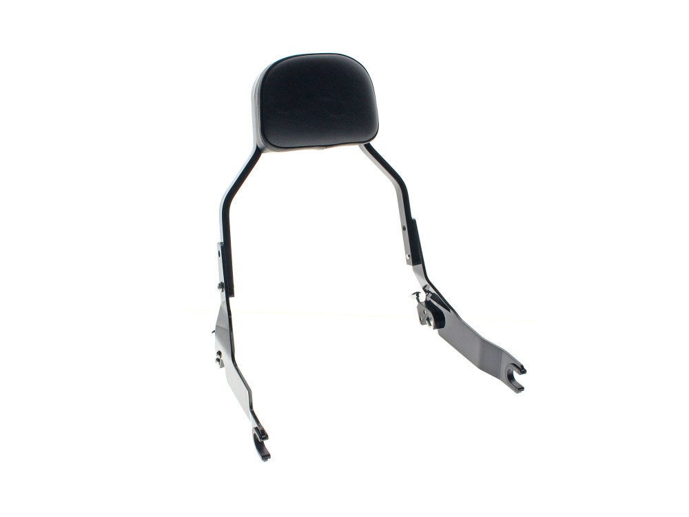 Short Quick Detachable Sissy Bar Kit – Black. Fits Fat Bob 2018-2024