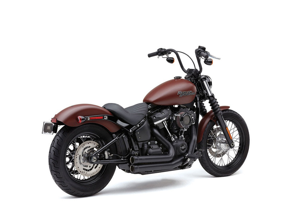 Speedster 909 Exhaust – Black. Fits Street Bob 2018up & Standard 2020up, Deluxe & Low Rider 2018-2020 & Softail Slim 2018-2021