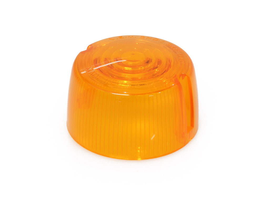 Turn Signal Lens – Amber. Fits FX, FXR & Sportster 1973-1985.