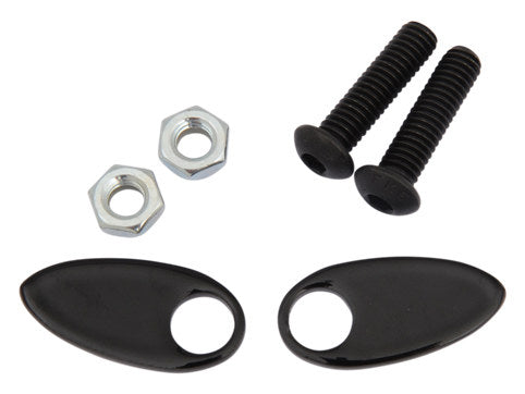 Turn Signal Block Off Strut Plates – Chrome.